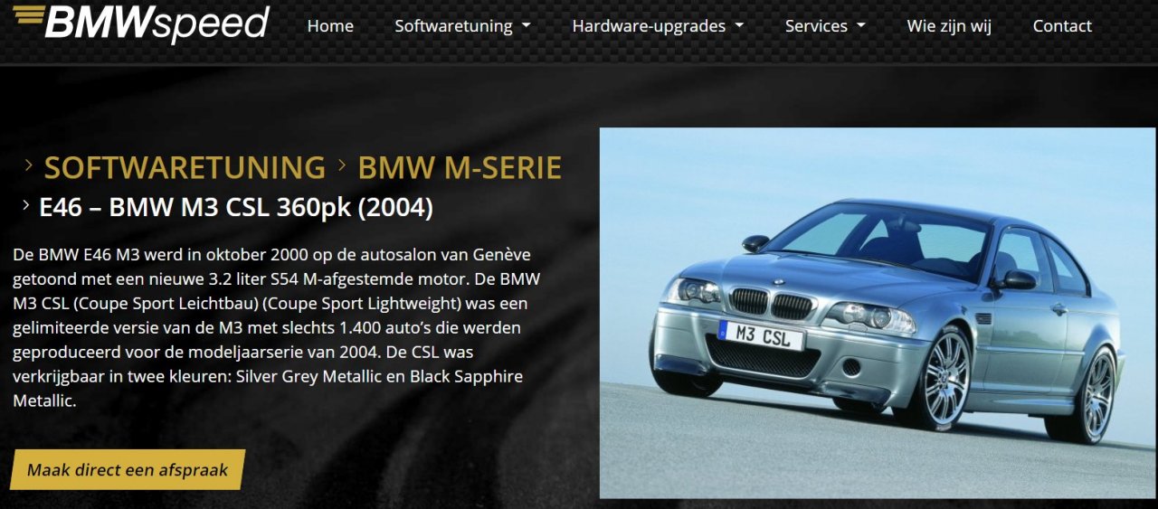 BMWspeed Website